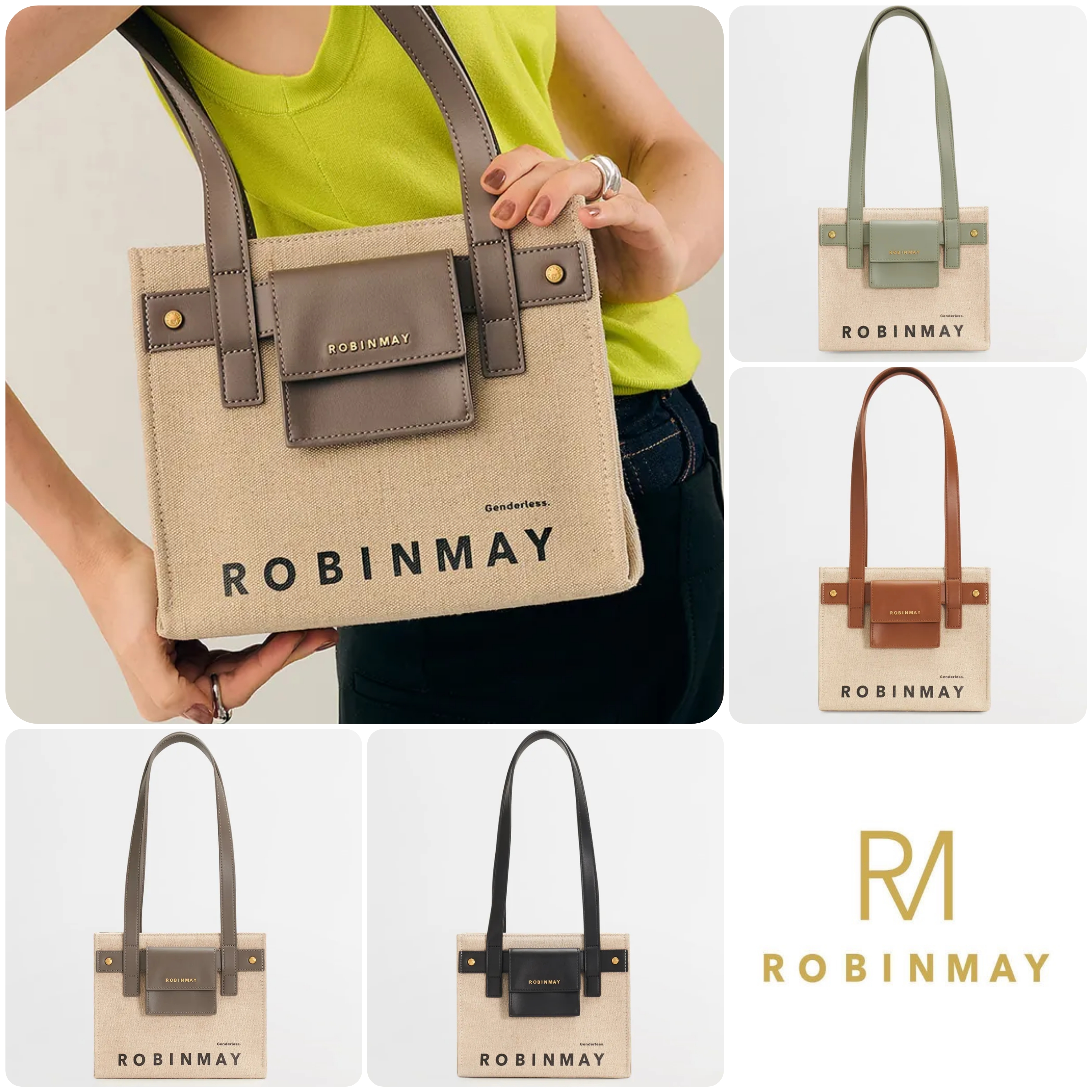 ■ ROBINMAY 秘境北歐肩背包(M) B195 キャンバストート/送料込