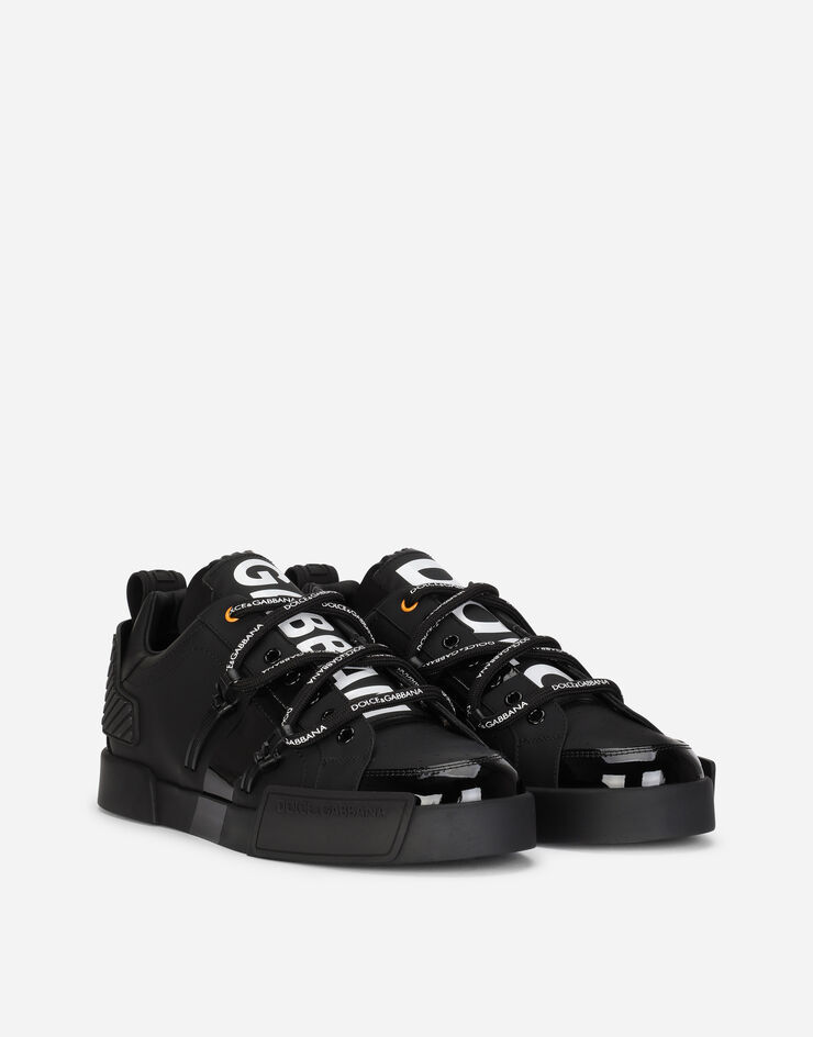 DOLCE＆GABBANA】パテント レザー ポルトフィーノ スニーカー