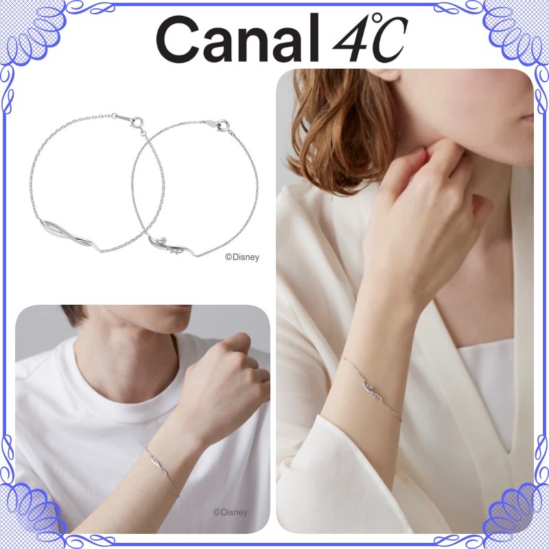 大人気!! Canal 4℃ 【シンデレラ】 モチーフ ペアブレスレット
