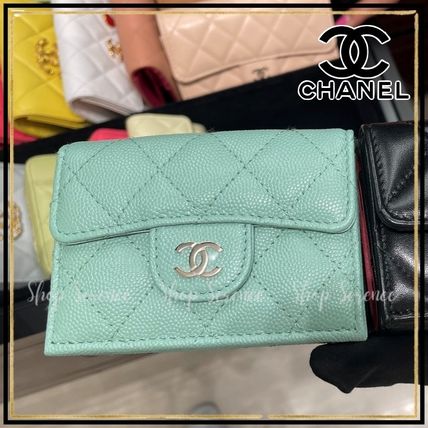 グリーン(緑)系 CHANEL(シャネル) 財布・小物(レディース) - 海外