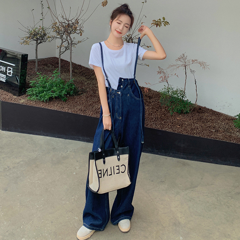 パンツ サロペット デニム オールインワン 大人カジュアル 韓国