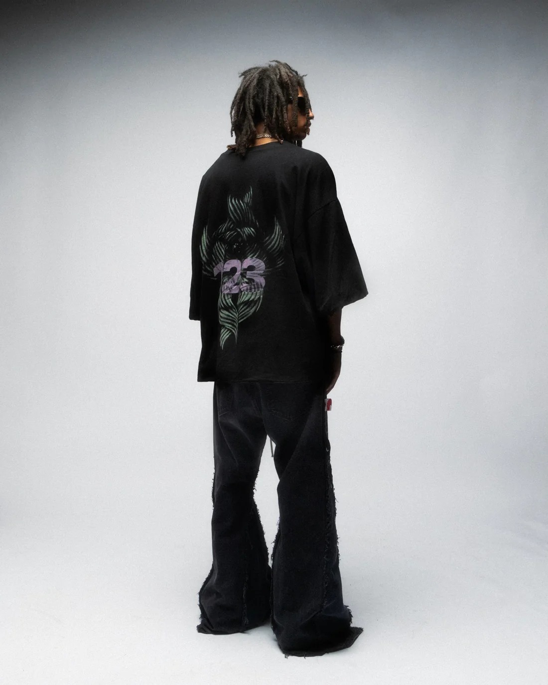 RRR123☆RRR123 x T-Rex \"Seraphim\" Double Layer T☆Tシャツ