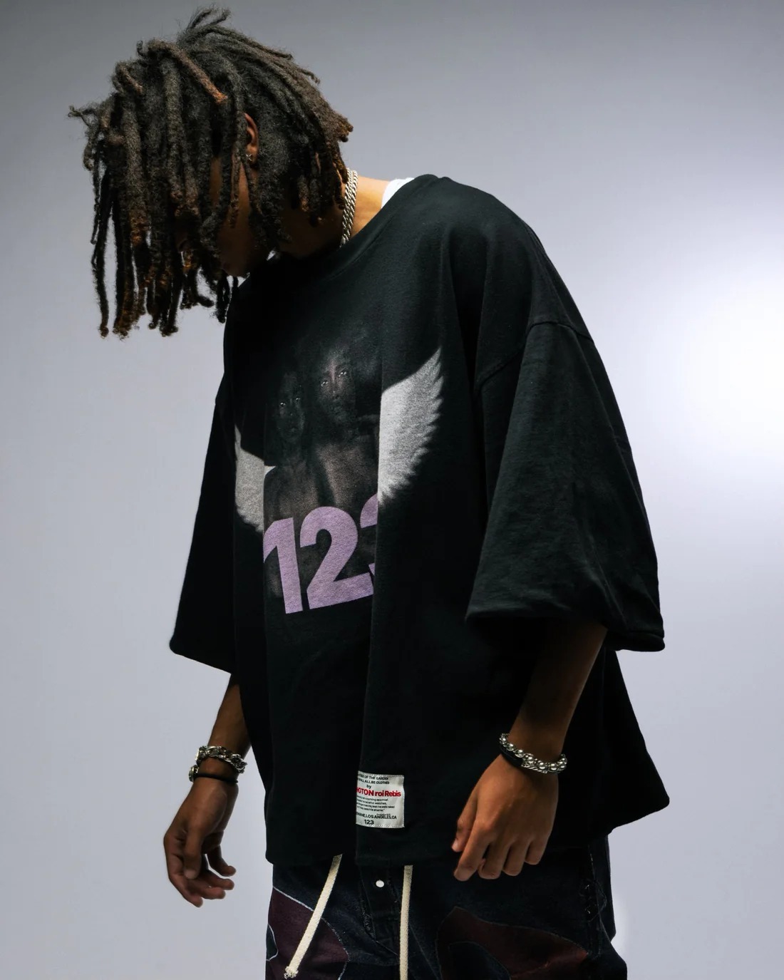 RRR123☆RRR123 x T-Rex \"Seraphim\" Double Layer T☆Tシャツ