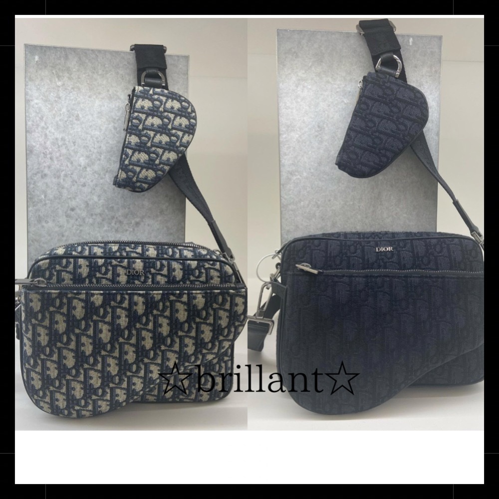 【★国内発送★】DIOR オブリークSADDLE 3-IN-1 バッグ