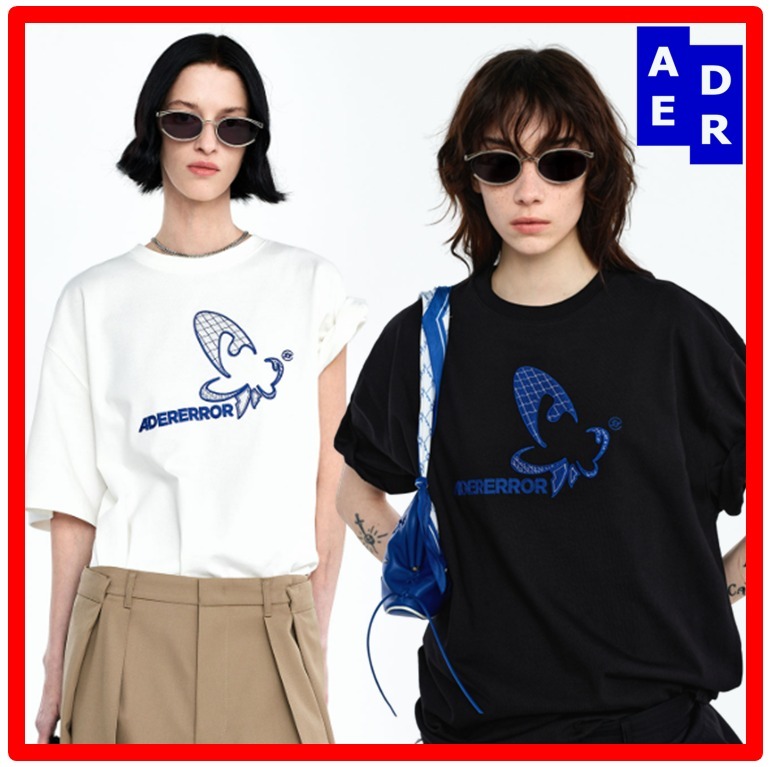 ★韓国の人気★【Ader Error】★Butterfy logo t-shir.t★