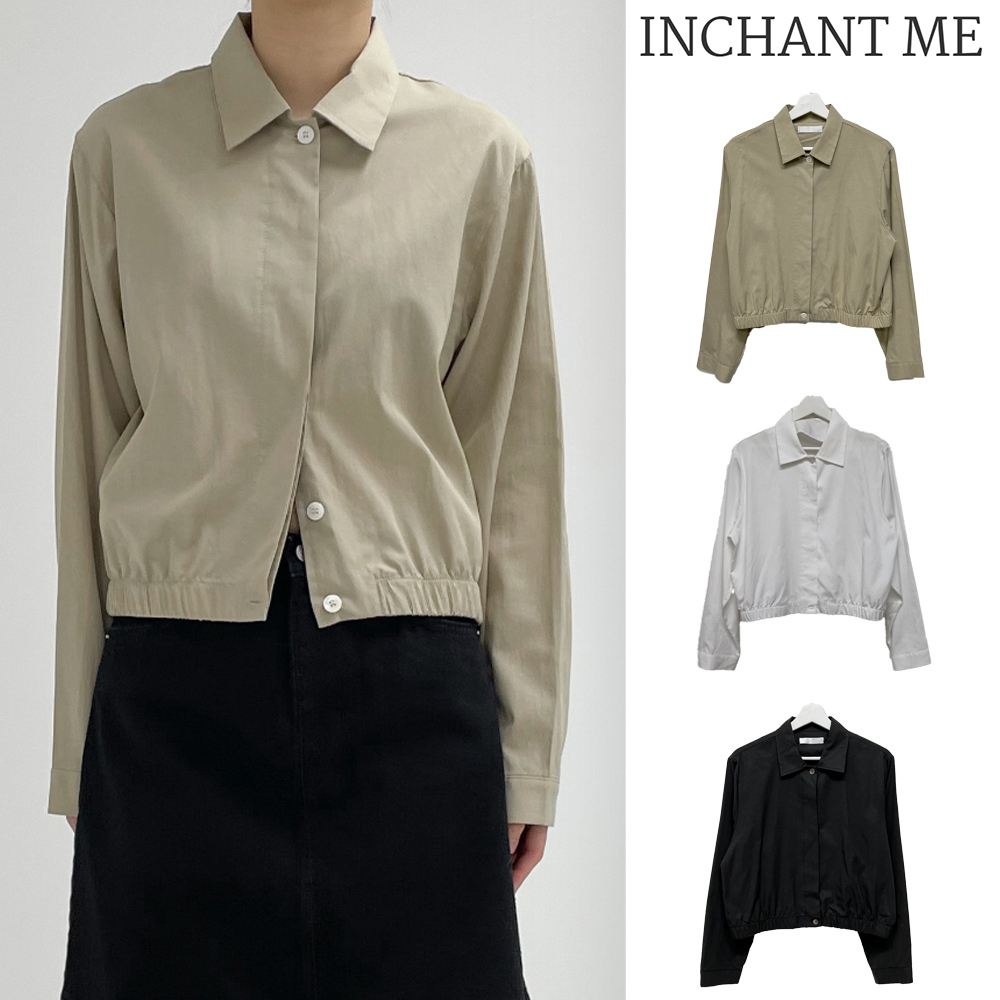 【INCHANT ME】Chantal Short Shirt Blouson