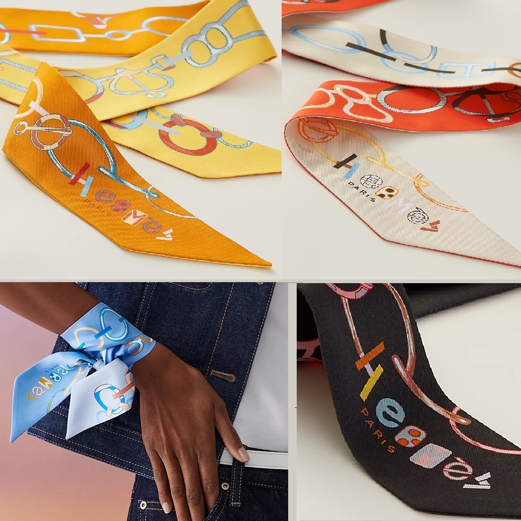レア！★ 可愛いグラフィック HERMES 文字・ツウィリー Boucles