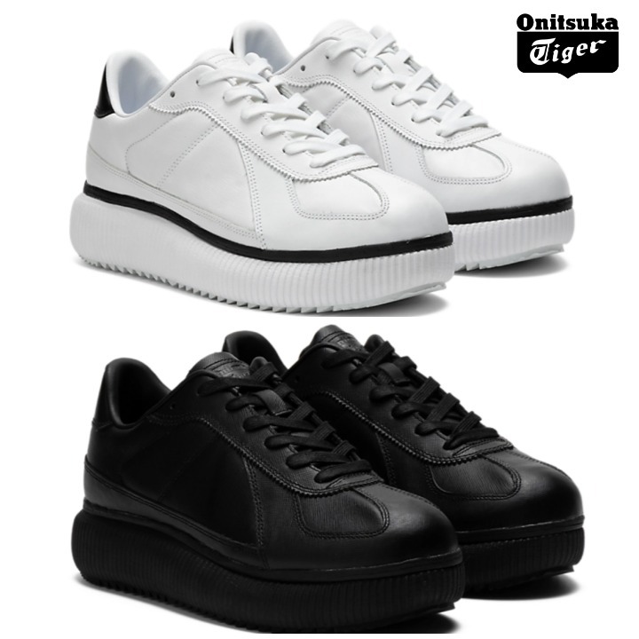 ＊onitsuka tiger＊レザー DELECITY チャンキー 厚底スニーカー