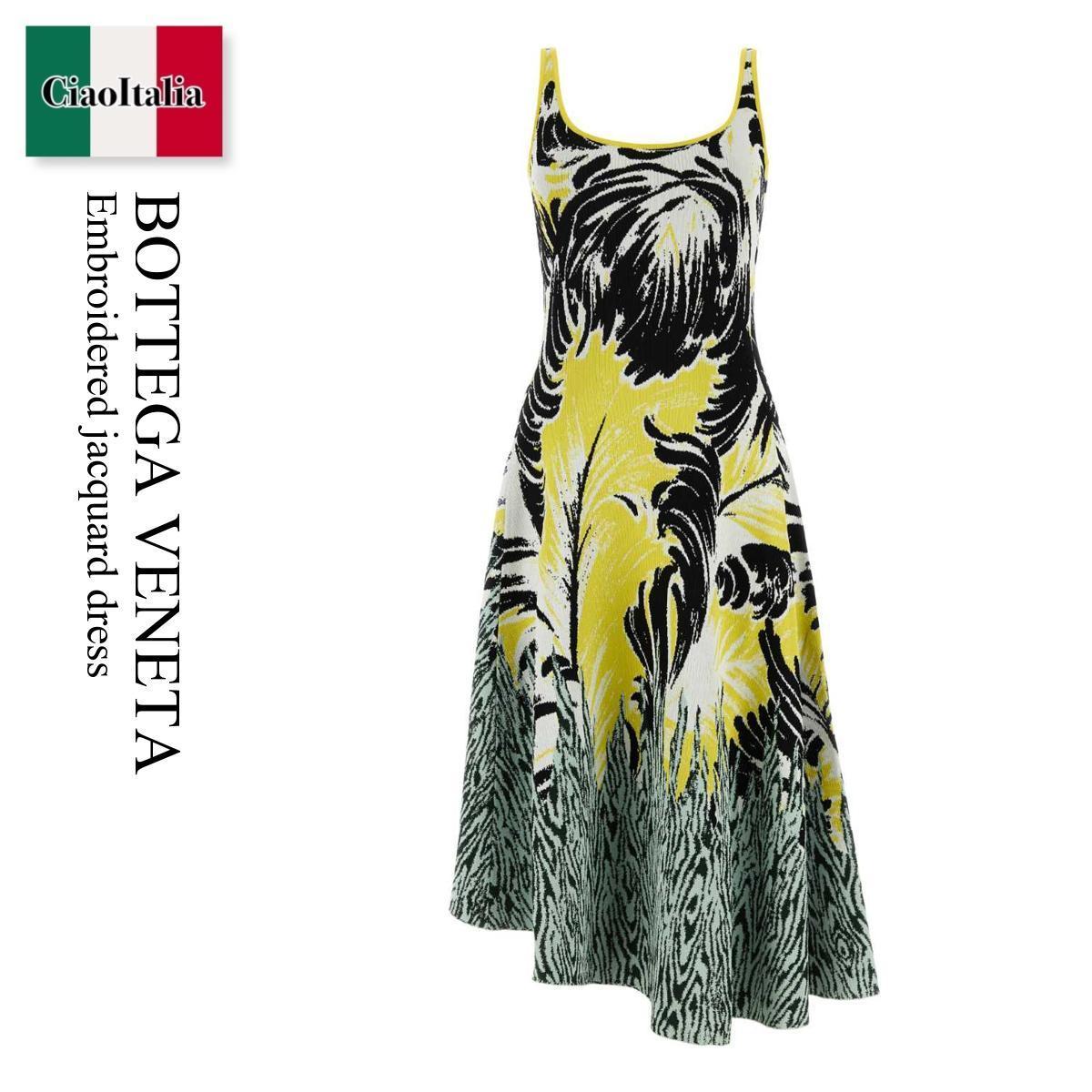 ワンピース Bottega Veneta Embroidered jacquard dress
