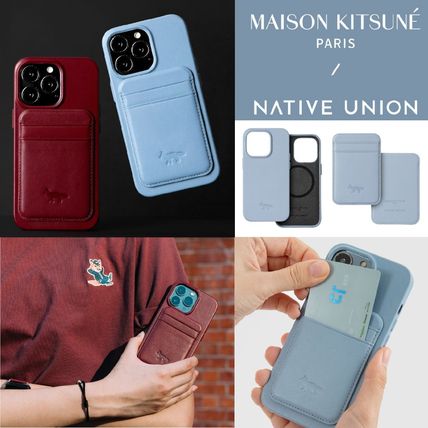 MAISON KITSUNE Smart Phone Cases Unisex iPhone 14 Pro Smart Phone Cases