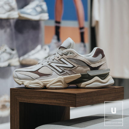 New Balance Sneakers Unisex Suede Street Style Plain Logo Sneakers