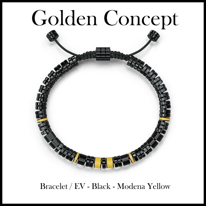日本完売カラー★Golden ConceptイエローブラックEVブレスレット