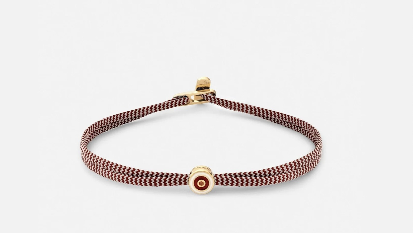 【Miansai】Opus Garnet Metric 2.5mm Rope Bracelet,Gold