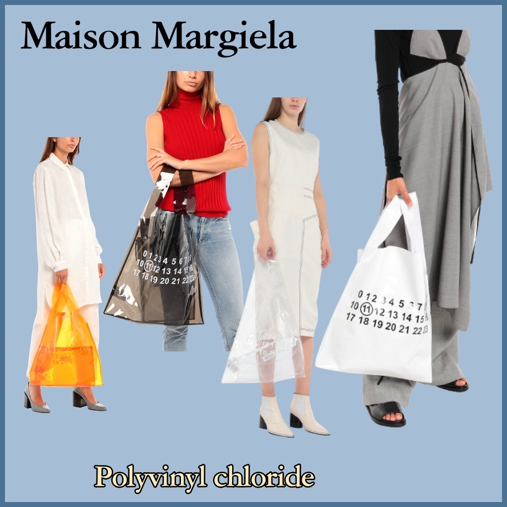 Maison Margiela マキシ ポリ塩化ビニル ハンドバッグ