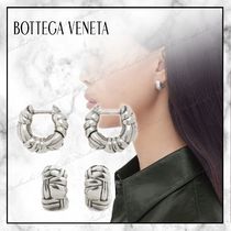 ◆Bottega Veneta 23SS◆シルバー◆プリーツミニフープピアス◆