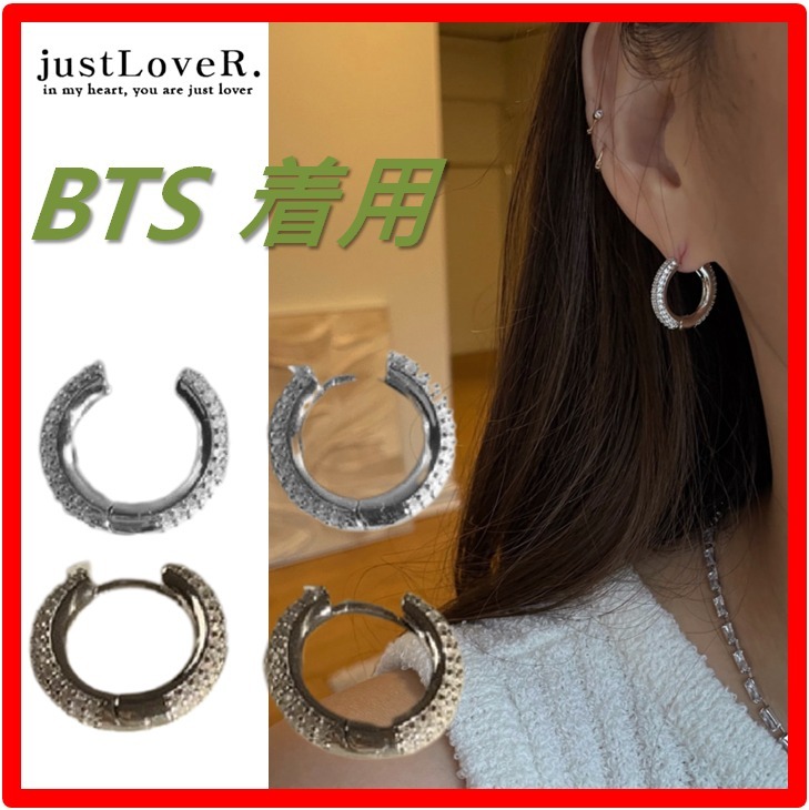 ☆BTS ジミン着用☆【justLoveR】☆Promise Earring.s☆