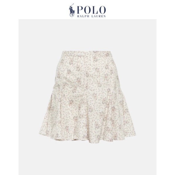 関税,送料無料 Polo Ralph Lauren 花柄ミニスカート