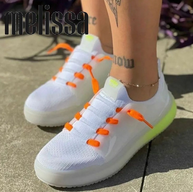 Melissa【追跡付/送料込】ハート柄レースアップスニーカーUrban