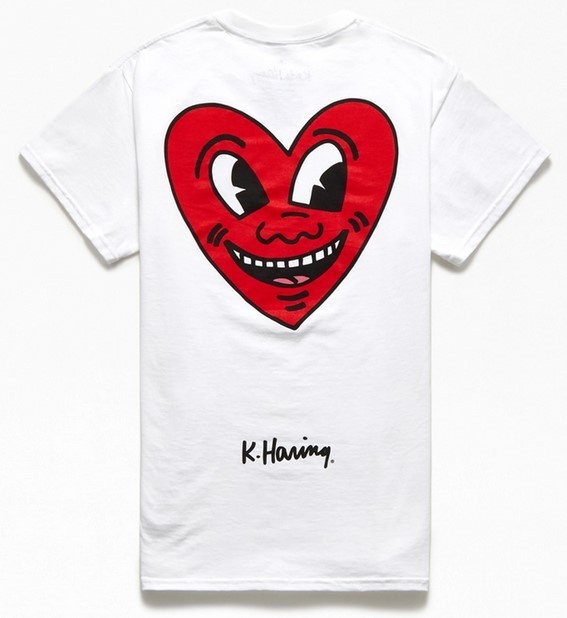 Keith Haring キース へリング ハートロゴ Tシャツ 関税送料込