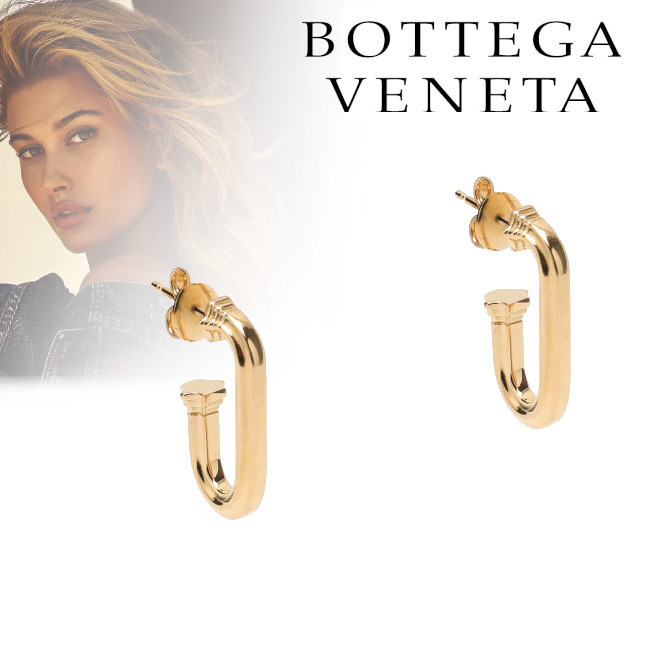 正規店買付【BOTTEGA VENETA】Gold Pillar ピアス □【海外□ - avante