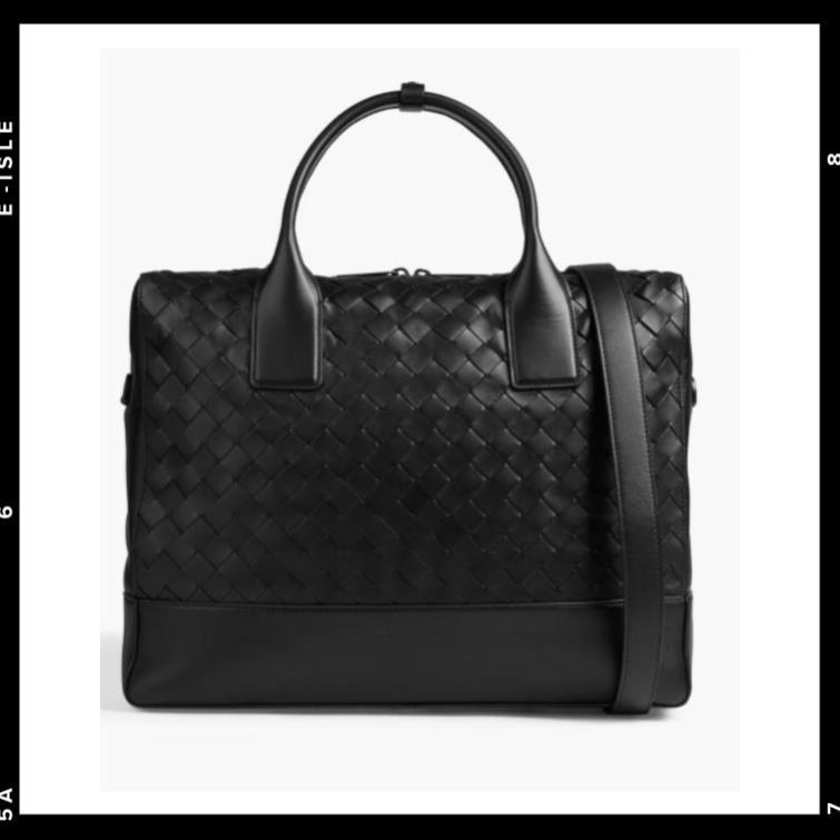 希少【Bottega Venetia】イントレチャートレザーバッグ