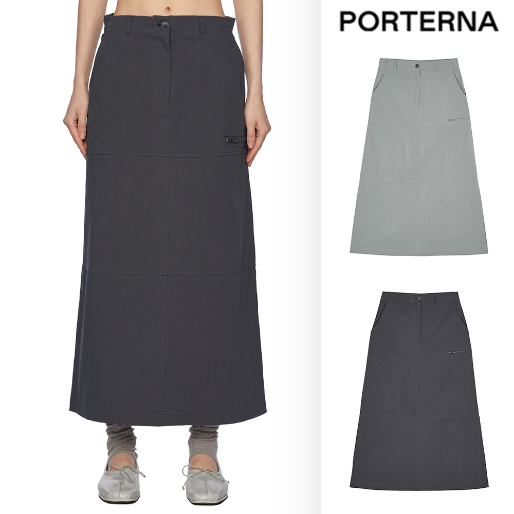 【PORTERNA】Diron Alpha Long Skirt