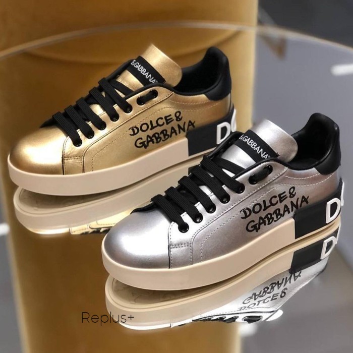 【Dolce&Gabbana】DGロゴ ローカットスニーカー カーフスキン
