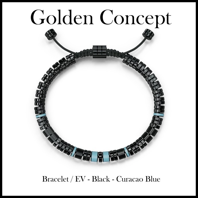 日本完売品★Golden Concept★青アクセント素敵なEVブレスレット