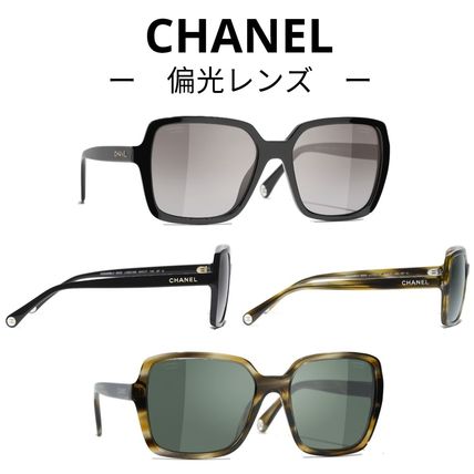 CHANEL Unisex Square Sunglasses