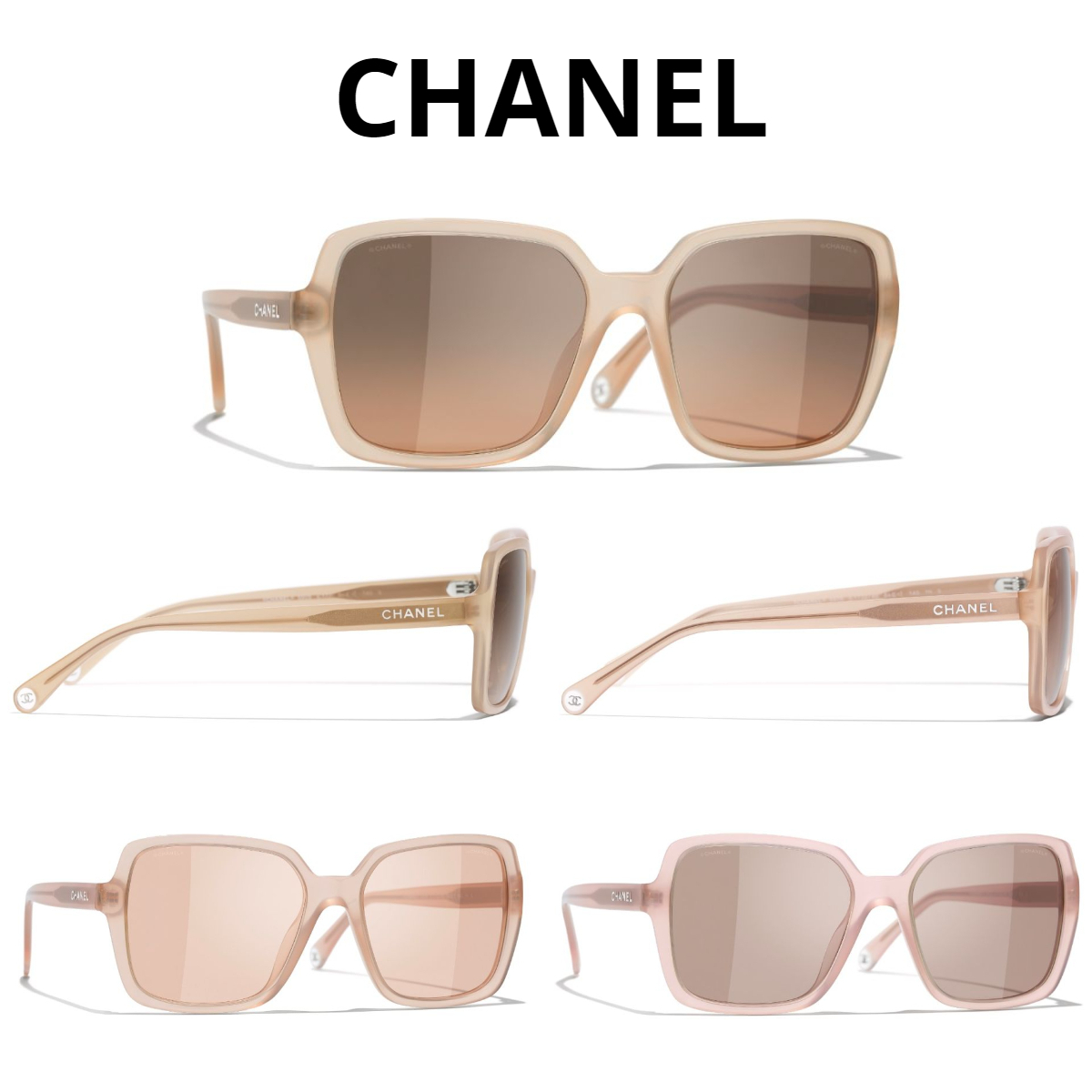 関税・送料込み＊CHANEL＊CH5486  スクエア ロゴ サングラス