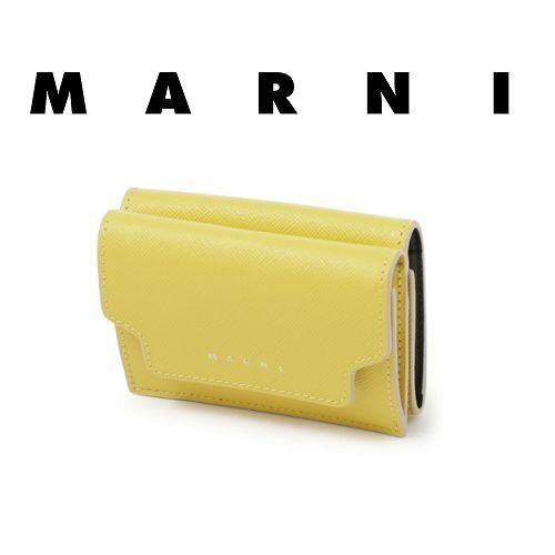 人気アイテム ☆MARNI☆ 3つ折り財布 LEMON♪