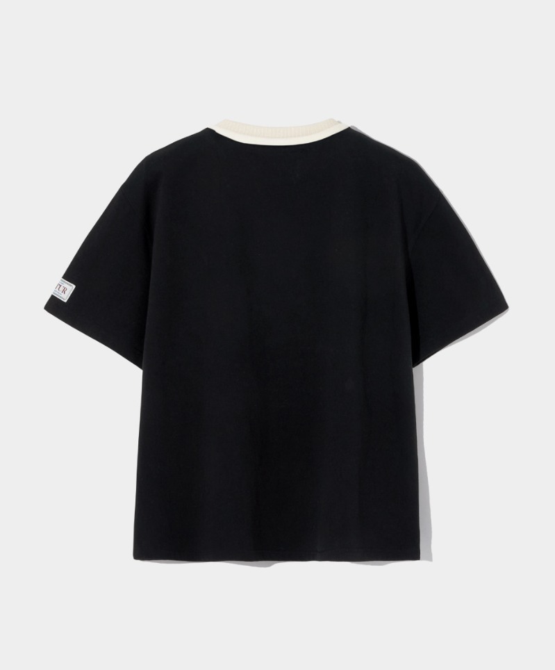 ★関税/送料込★Satur★Classic Logo T-shirt MUSINSA公式 | SATUR Classic Logo Short Sleeve T-Shirt Clean