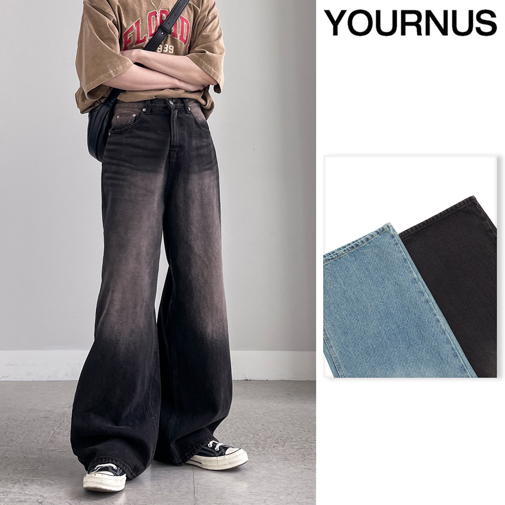 【YOURNUS】Antique Old Wide Denim