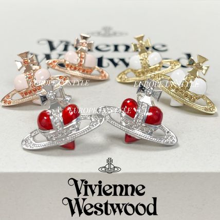 【国内送】Vivienne Westwood★ハート＆スター・ORBピアス ハート ピアス Vivienne Westwood(ヴィヴィアンウエストウッド