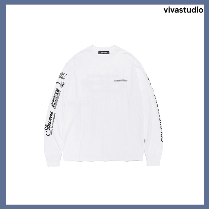 [VIVASTUDIO] MOTO L/S TEE★韓国の人気★関税/送料込