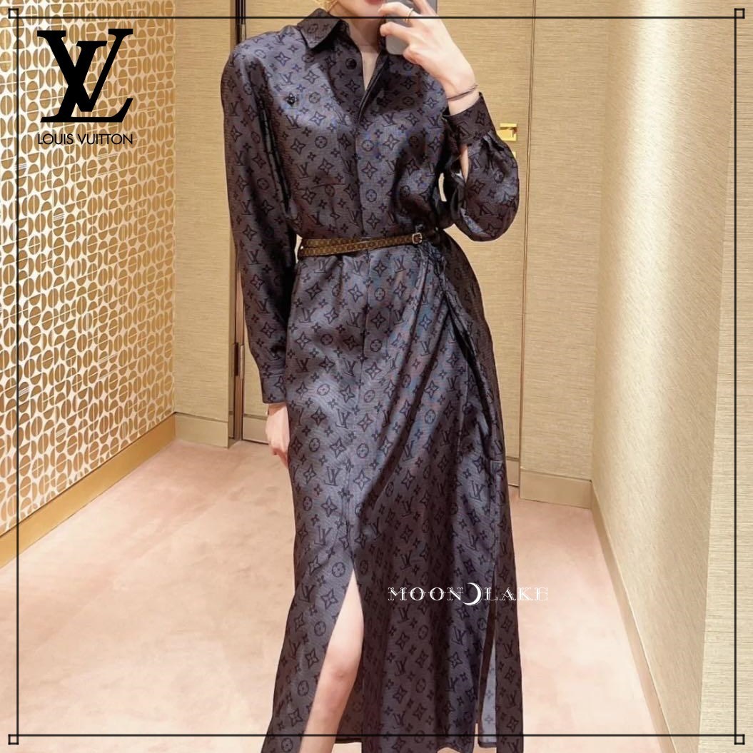 ≪23SS ≫Louis Vuitton シャツドレス ワンピース モノグラム をお手頃