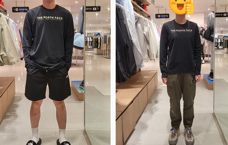 ★23SS★【THE NORTH FACE】★OCEAN WAVE 長袖 Tシャツ★ ☆23SS☆【THE NORTH FACE】☆OCEAN WAVE 長袖 Tシャツ☆ (THE