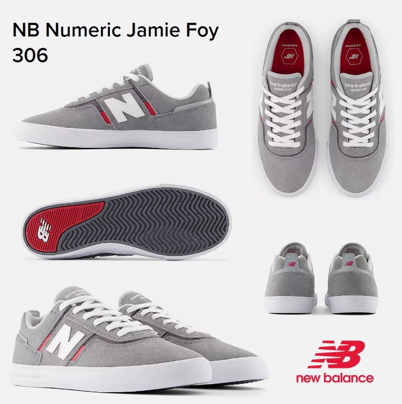 スエード 送料関税込☆スケートシューズ☆Numeric Jamie Foy 306
