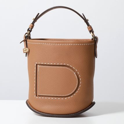 DELVAUX】デルヴォー レザーボストンバッグ シルバー金具