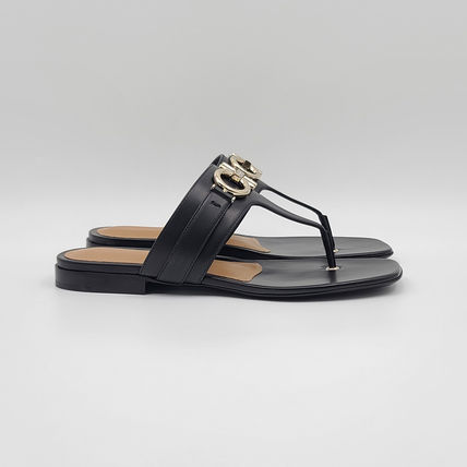 ブラック（黒）系 FERRAGAMO(フェラガモ) サンダル・ミュール