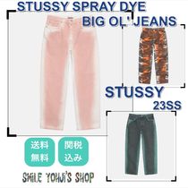23SS 最新作 STUSSY SPRAY DYE BIG OL' JEANS (STUSSY