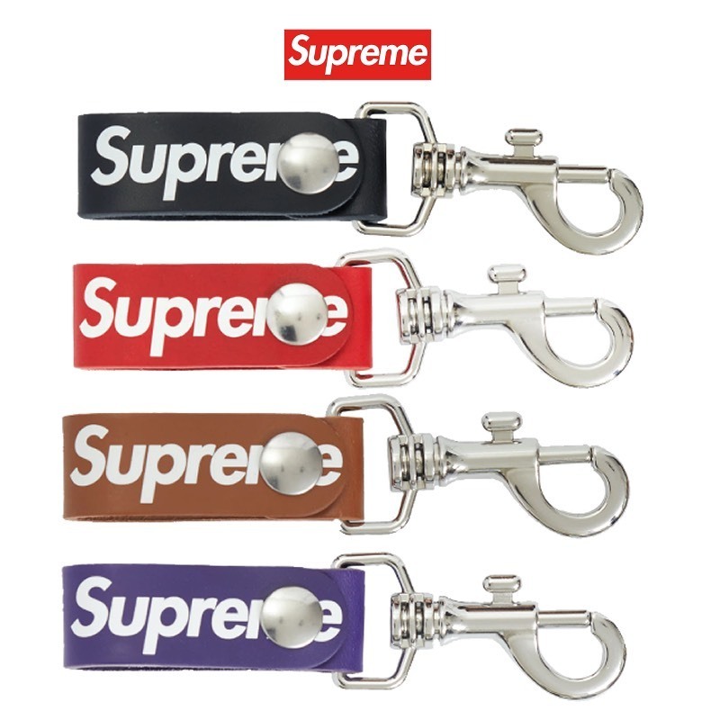 21SS Supreme Leather Key Loop シュプリーム レザー キー