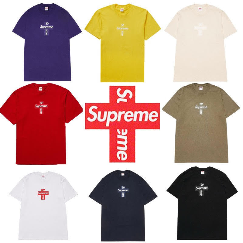 FW20 Supreme Cross Box Logo Tee SUP-FW20-143 シュプリーム