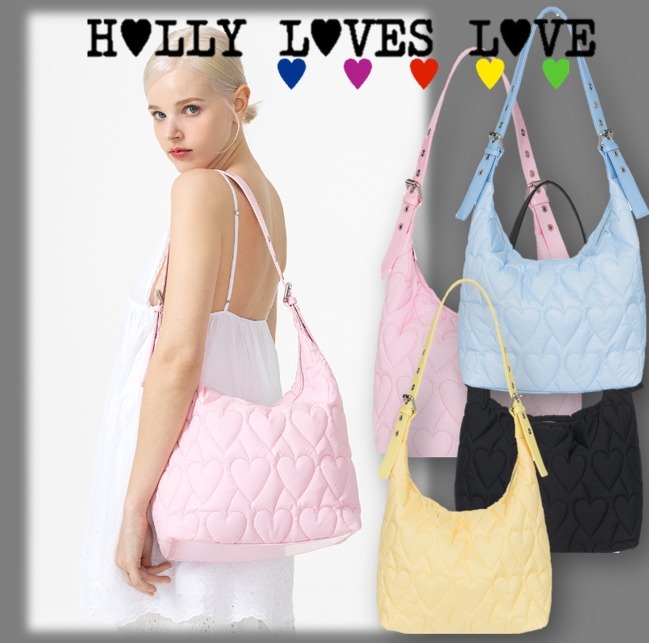 HOLLY LOVES LOVE★Heart Fudge Bag ★4color