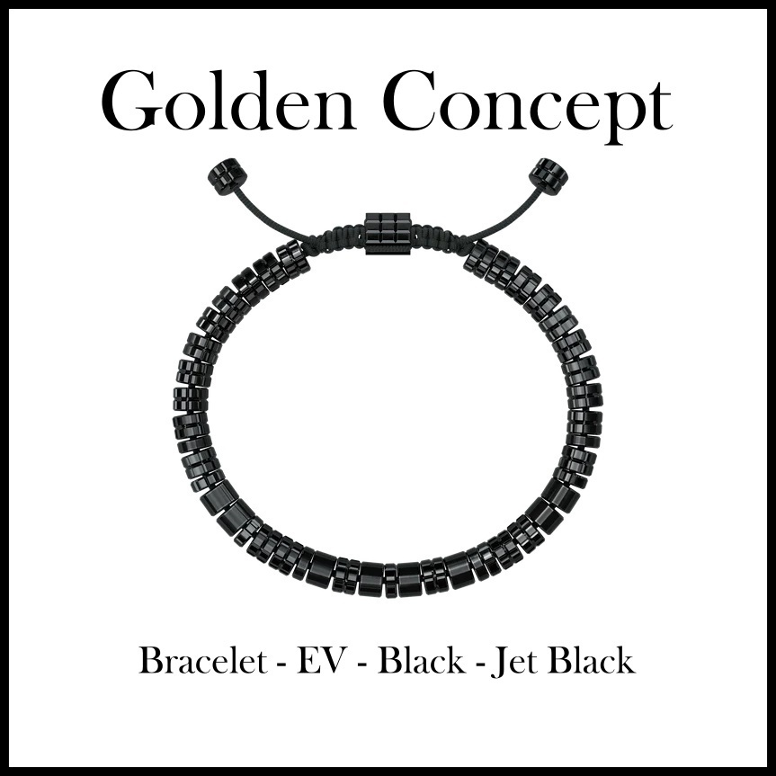 日本未入荷★Golden Concept大人気ジェットブラックブレスレット