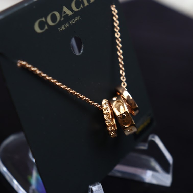 即発 アウトレット COACH レディース ネックレス CI902 GLD org.jpg