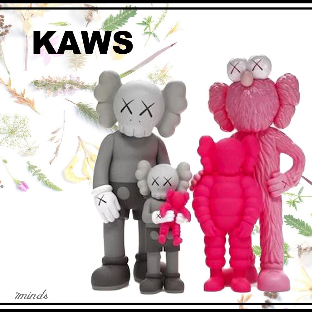 カウズ KAWS FAMILY PINK ファミリー 開封済み 中古品