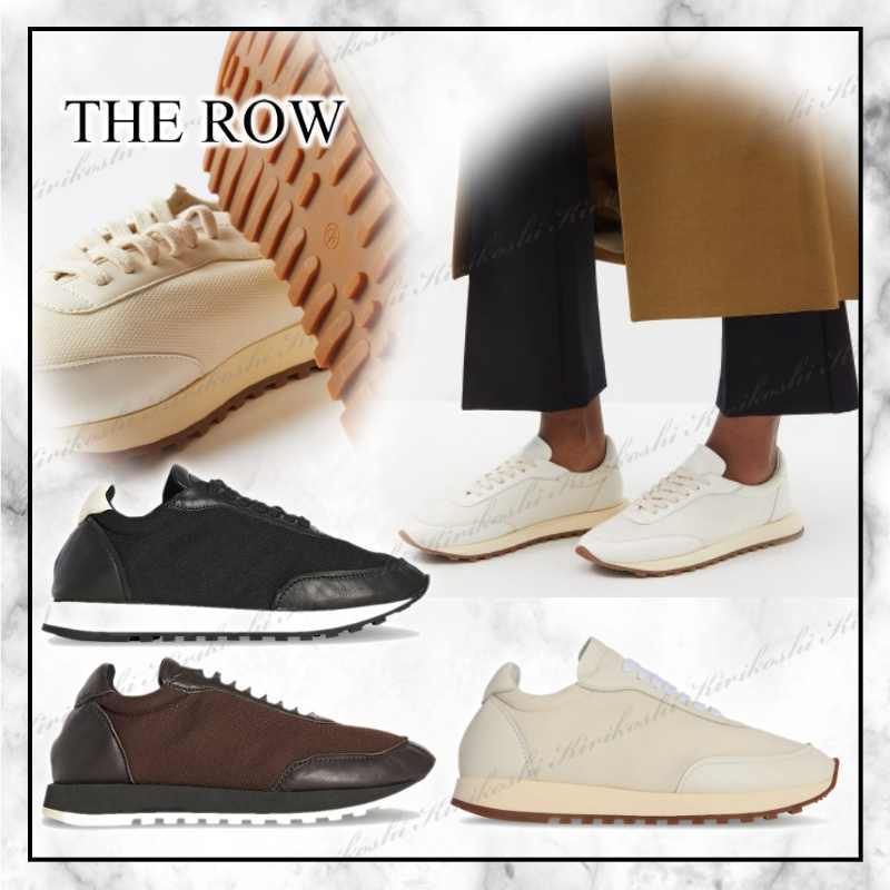 ◆THE ROW 23SS 最新作◆レザー＆メッシュ◆スニーカー◆３色◆