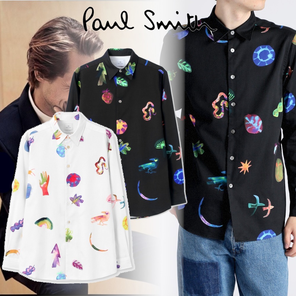 Paul Smith スワロウズプリント ブラウス