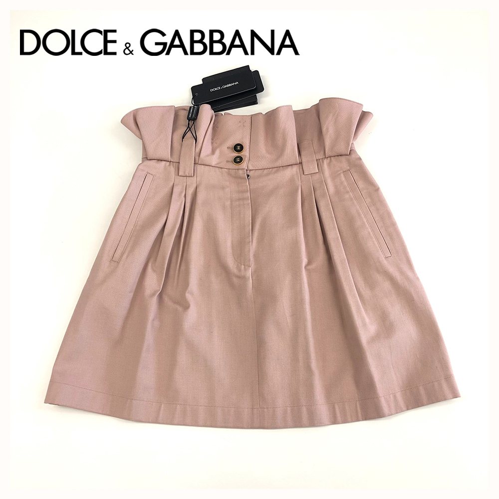 D&G ミニスカート ハイウエスト ピンク【国内発送】